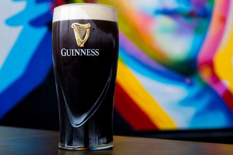 Pouring Guinness