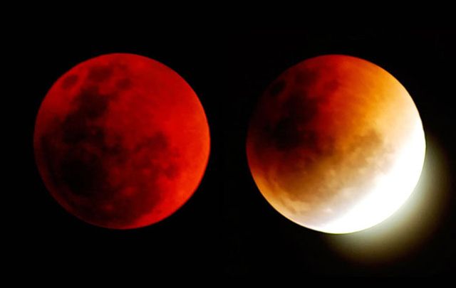 Lunar eclipse was welcomed by Celts in ancient times. A total lunar eclipse is also called a blood moon for its red glow.