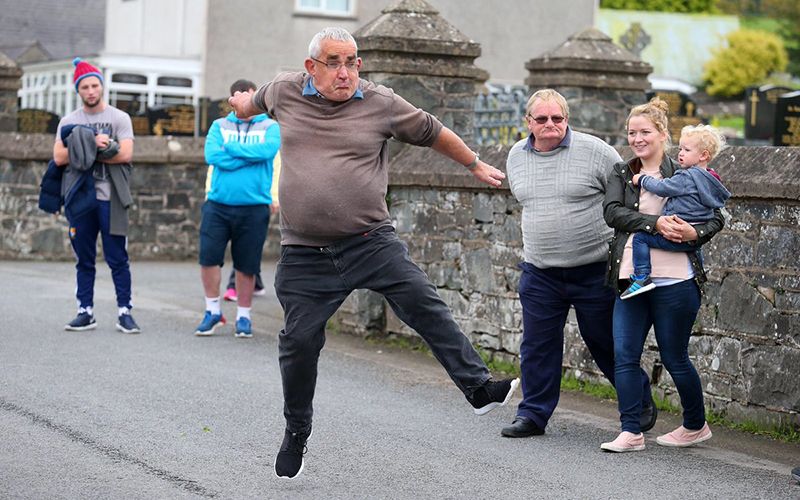 County Armagh "road-bowling" is a quintessential summer tradition