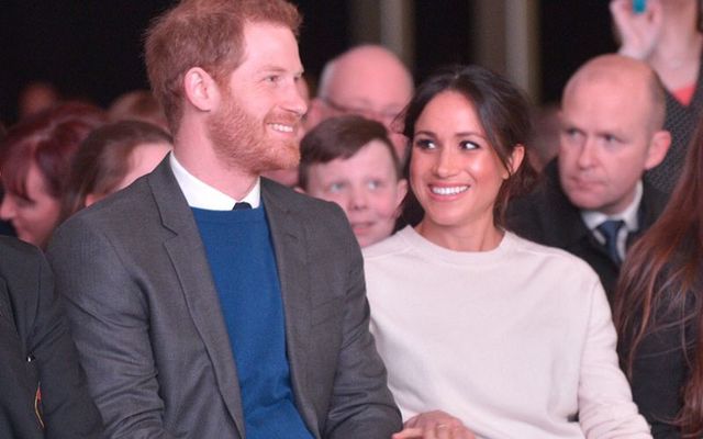 Prince Harry and Meghan Markle during their trip to Northern Ireland in early 2018.