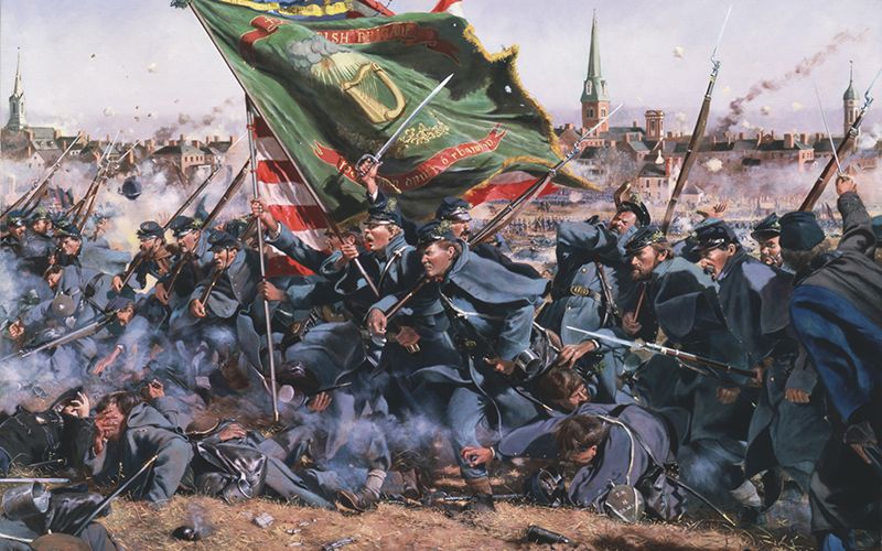 Bravery Of The Pennsylvania Irish Brigade At Gettysburg