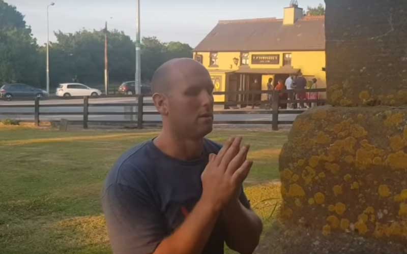Irishman’s desperate appeal to God to make England lose in World Cup