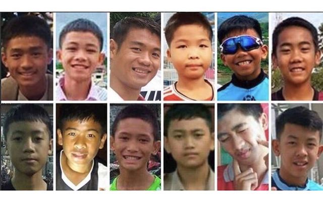 The 12 Thai soccer players and their coach have been rescued from a flooded caves after two weeks.