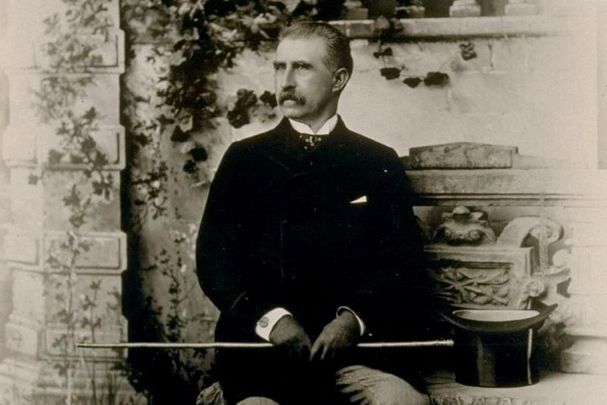 A portrait of John Mackay, circa 1890.