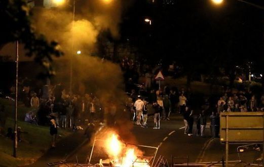 Petrols were thrown and violence broke out in Derry, earlier this month during the July 12 celebrations.