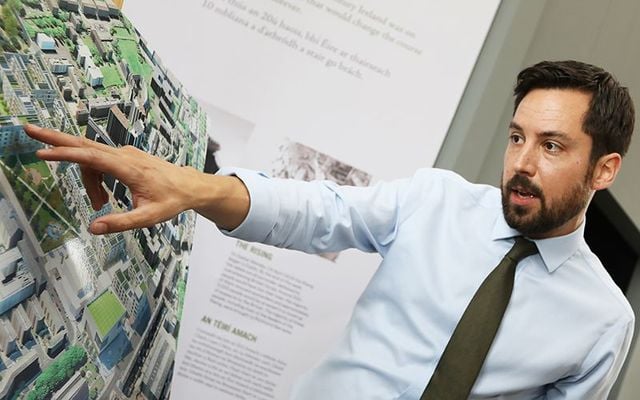 Housing Minister Eoghan Murphy at last week’s launch of a new housing development in Inchicore, Co. Dublin.
