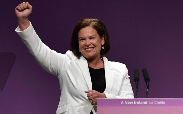 Sinn Fein Mary Lou McDonald.