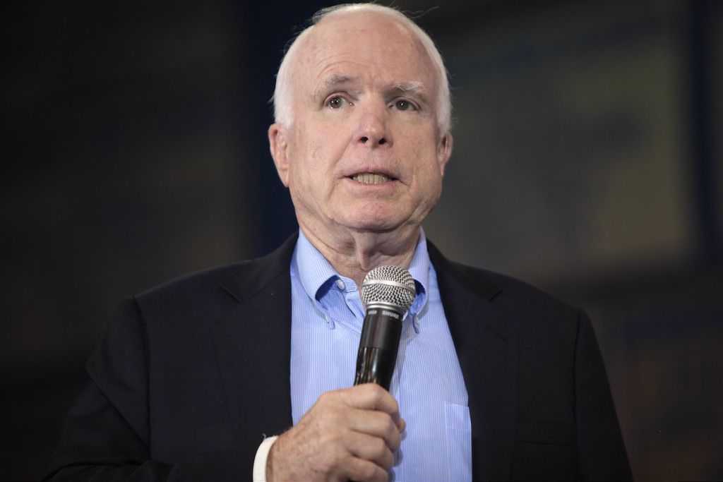 Champion of the Irish and immigration Senator John McCain passes away aged 81