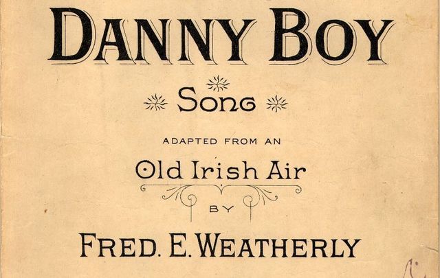 Sheet music to Danny Boy.