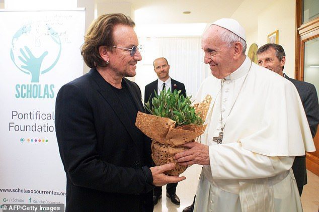 U2’s Bono says Pope Francis “aghast” over Irish clerical abuse