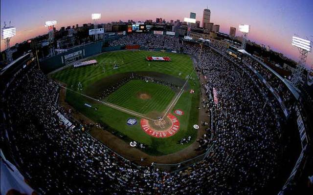 Fenway Park in Boston.