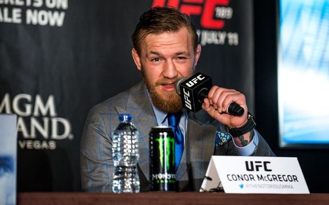 MMA champion, from Dublin, Conor McGregor.