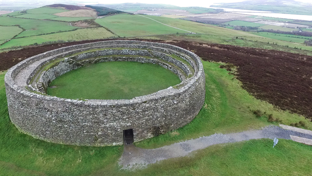 The Grianan of Aileach, the impressive \'Sun Temple\' of Donegal.