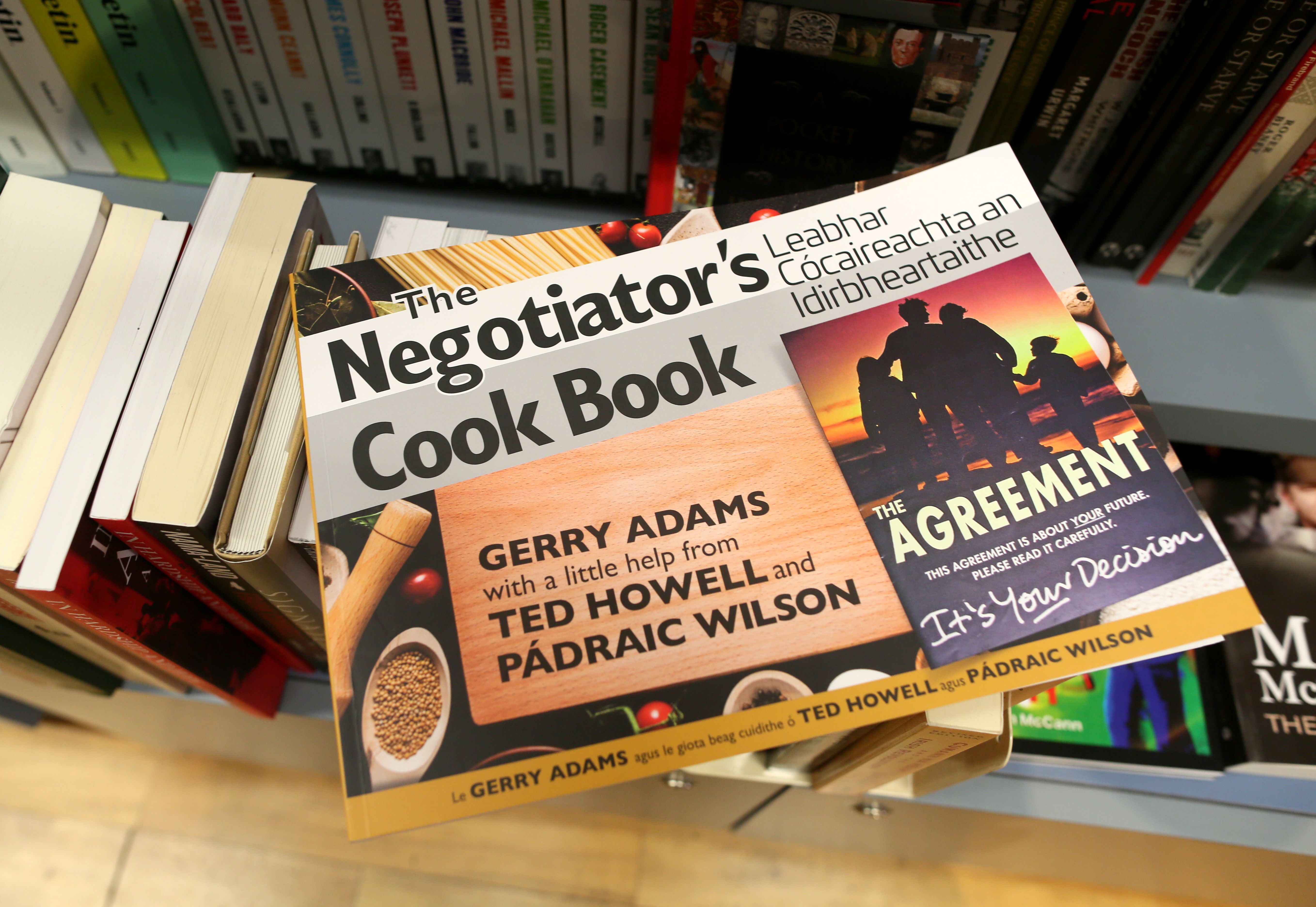 WATCH: The Gerry Adams ‘Negotiators Cookbook’ launch video is something to behold