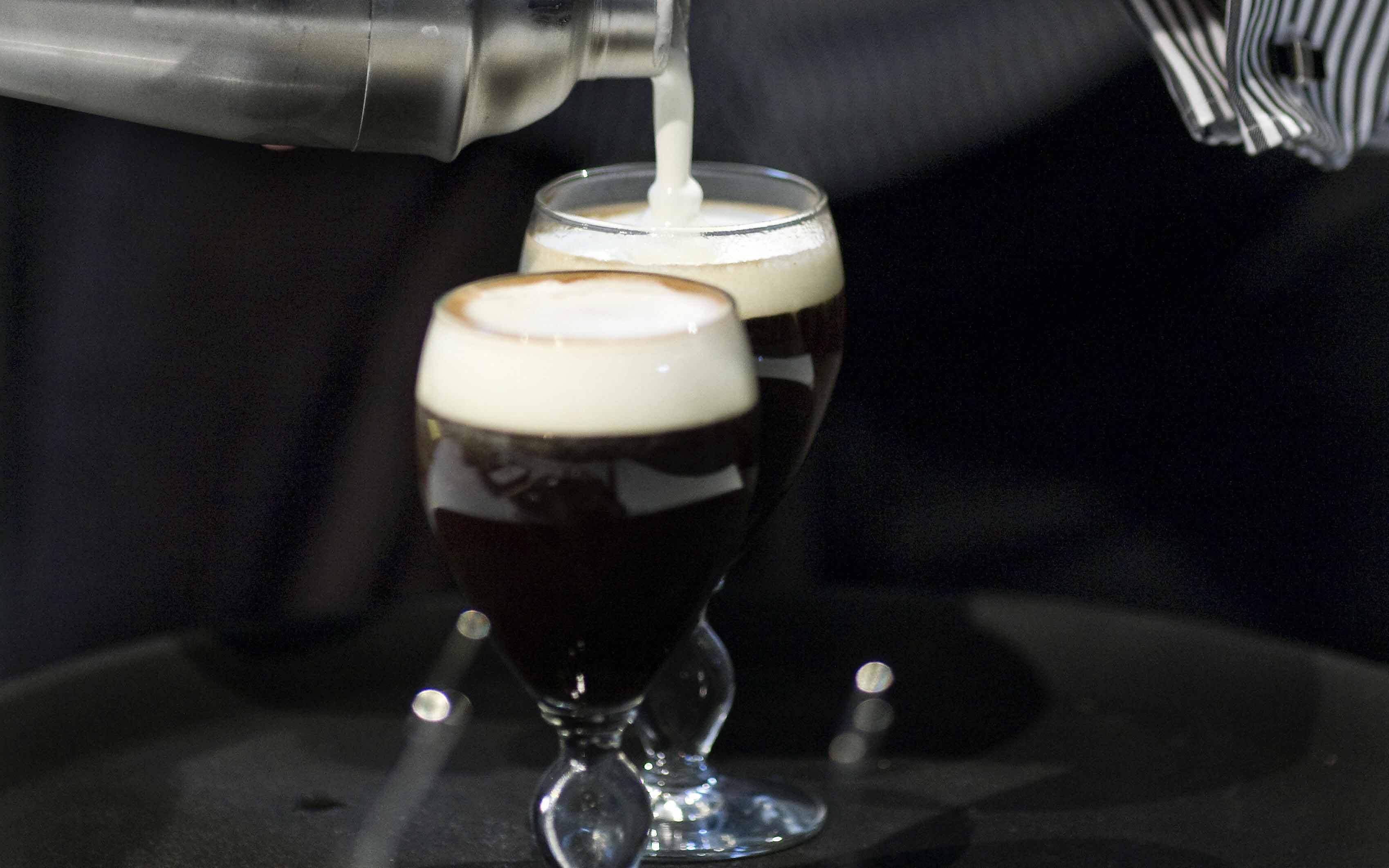 Is this the worst attempt ever at making an Irish coffee?