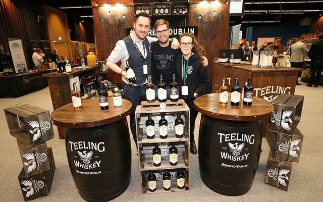 The Teeling stand at the Whiskey Live Dublin.