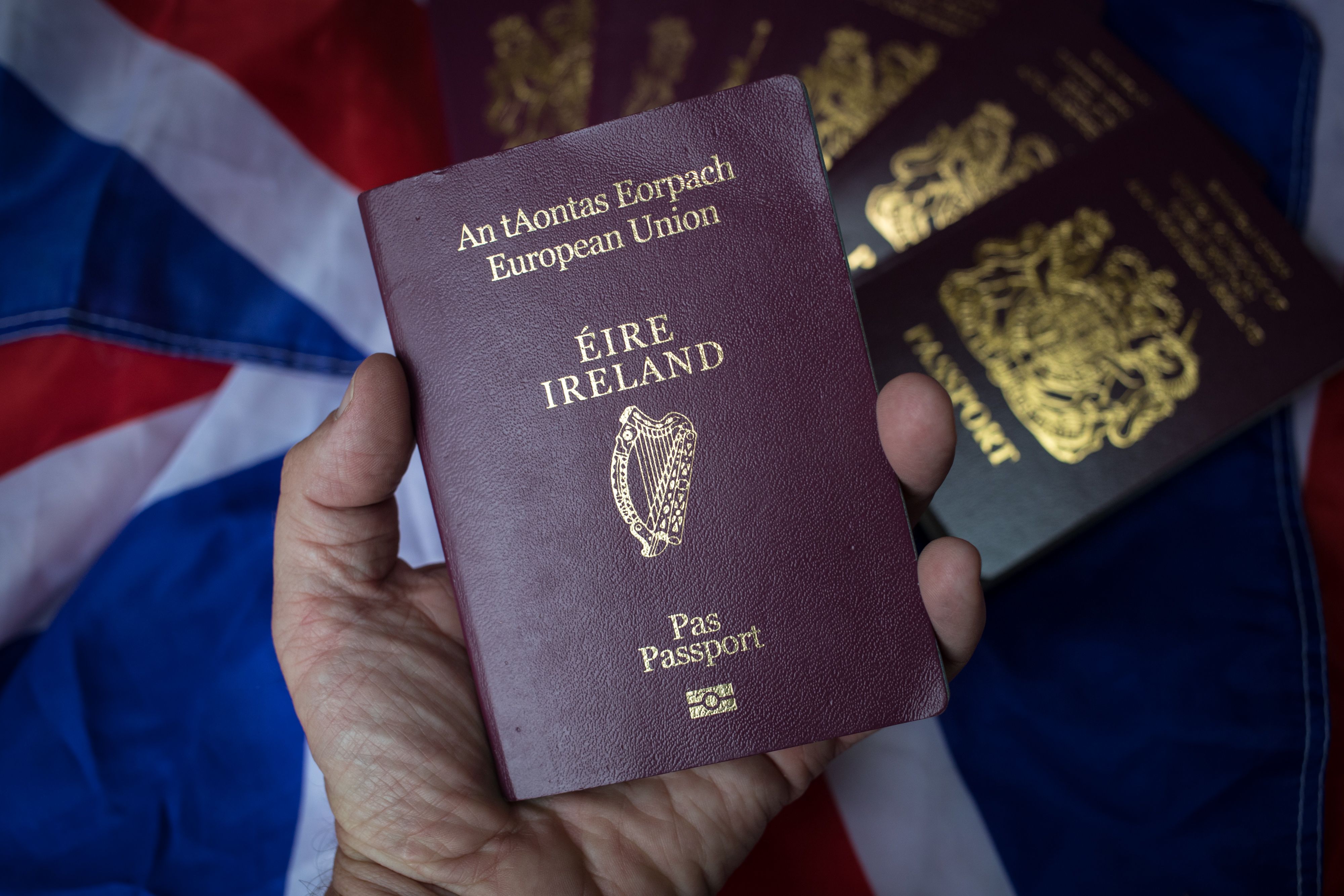 Как получить гражданство норвегии. Паспорт Ирландии. Паспорт гражданина Ирландии. Британский паспорт. Паспорт Северной Ирландии.