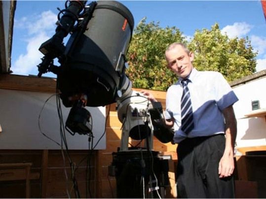 Irishman discovers third supernova with selfmade telescope