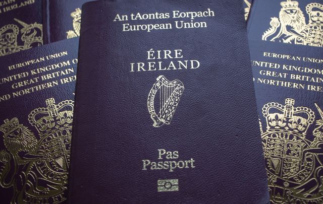 More than 158,000 people from the UK have applied for an Irish passport this year.