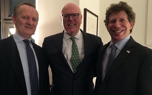 United Irish Counties President Tom Tuffy, Congressman Joe Crowley, Dr. Frank Lowe.