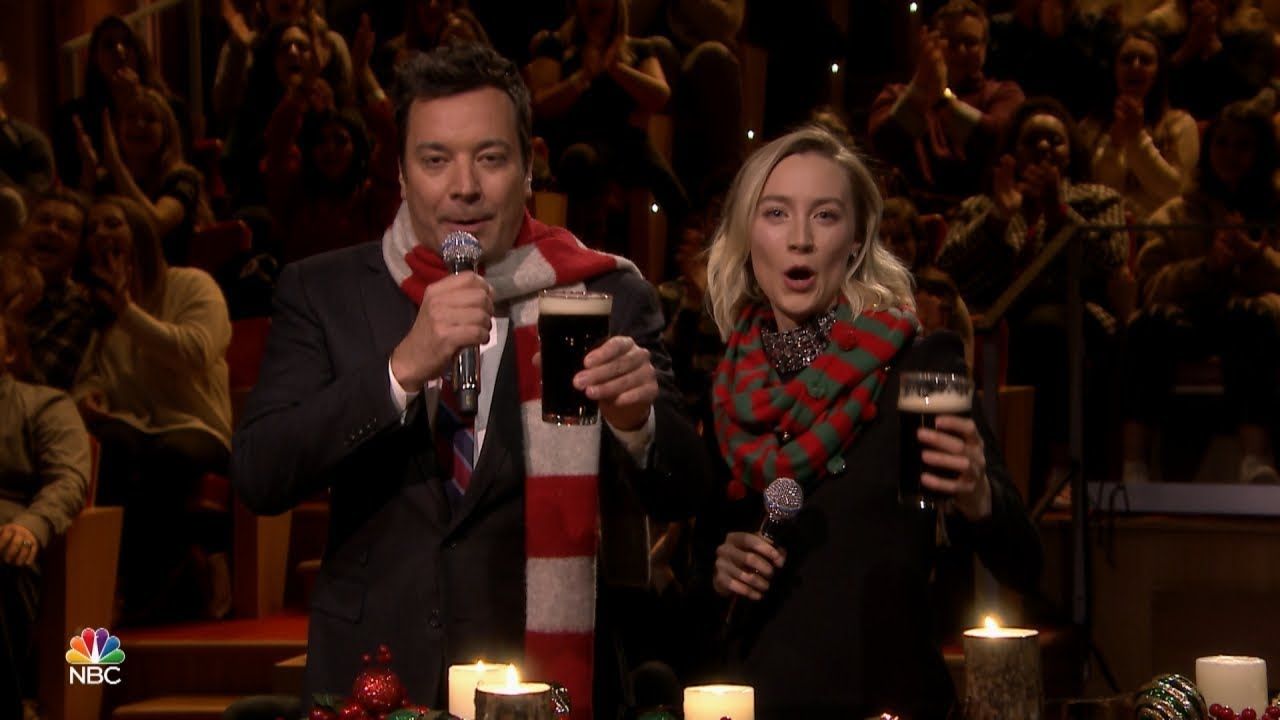 WATCH: Saoirse Ronan and Jimmy Fallon cover “Fairytale of New York”
