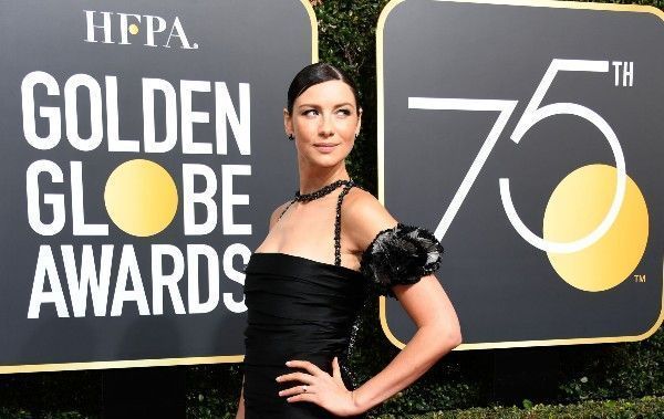 Caitriona Balfe at the 2018 Golden Globes