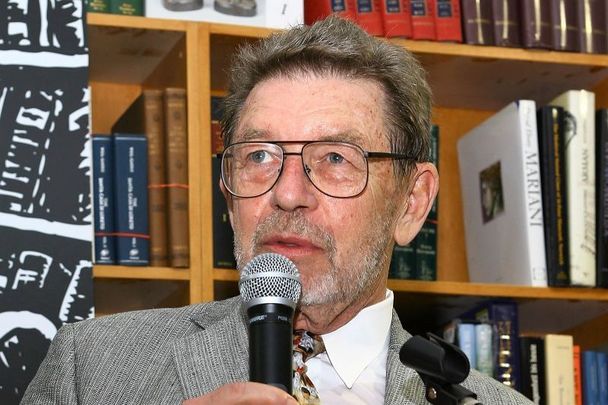 Pete Hamill pictured here at the Strand Bookstore in New York City in June 2007.