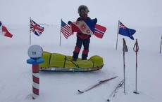 An Irish American has become the first person to cross Antarctica alone and unaided