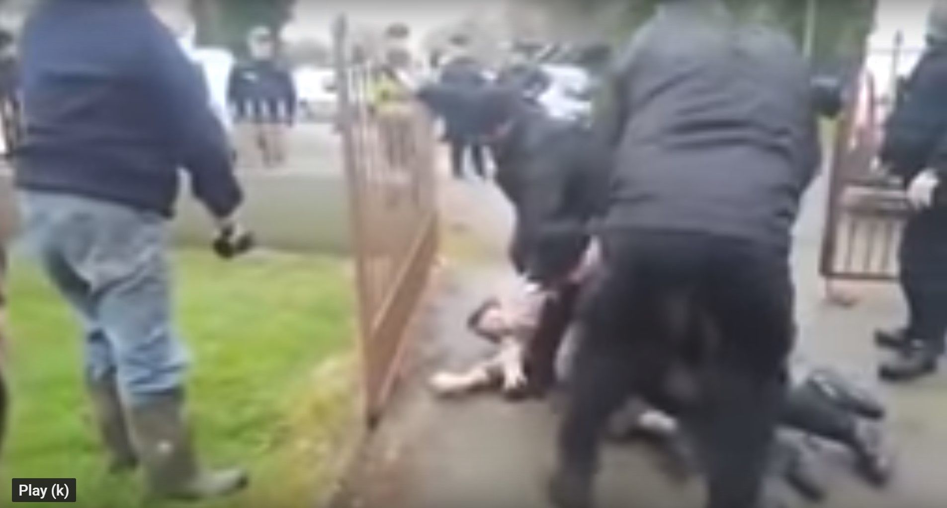 Three elderly Irish evicted by KBC bank heavies but locals drive eviction gang out