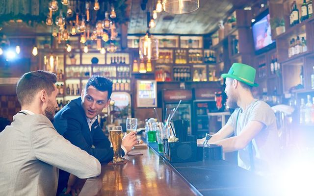 Irish bars in Woodside are still flying the flag.