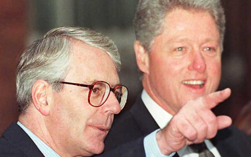 John Major was furious at Bill Clinton for Gerry Adams' visa