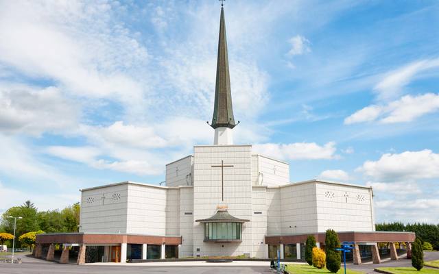 Knock Basilica at Knock Shrine in Knock, County Mayo, Ireland.\n