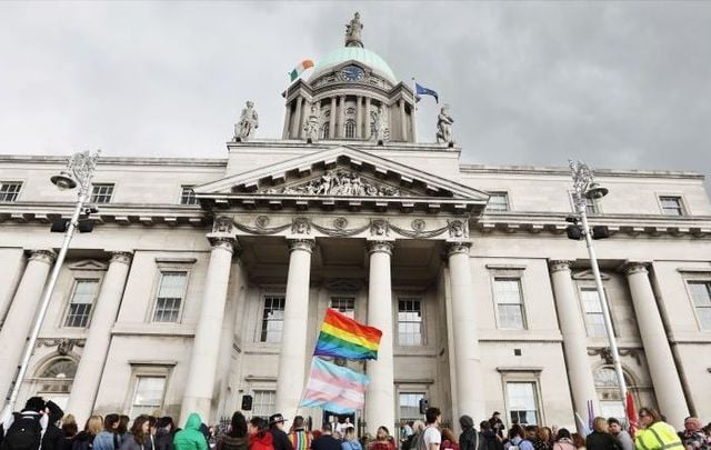The Trans Pride parade in Dublin, 2018.