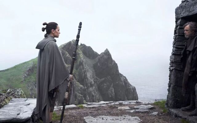 Star Wars filmed on Skellig Michel off the County Kerry coast.