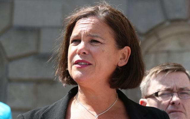 Sinn Féin leader Mary Lou McDonald. 