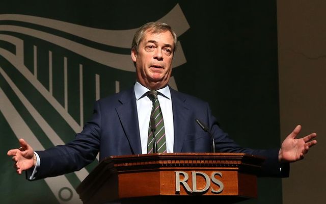 Nigel Farage believes Ireland will leave the EU.