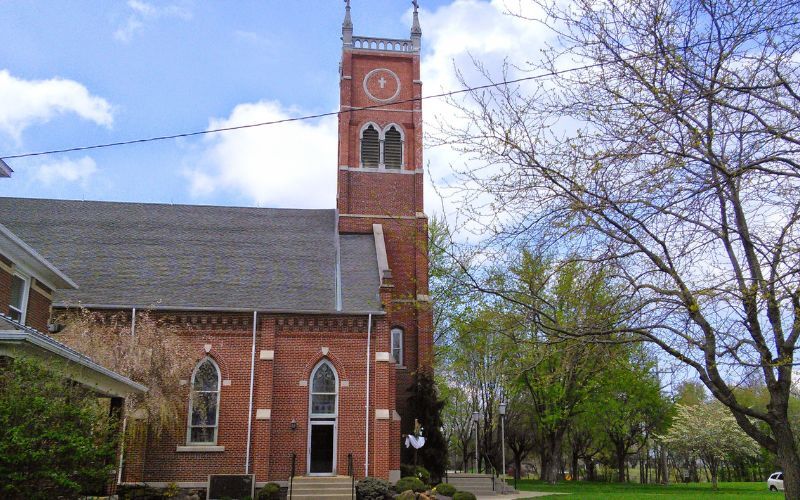 The Irish war hero and pioneer who founded Ireland, Indiana