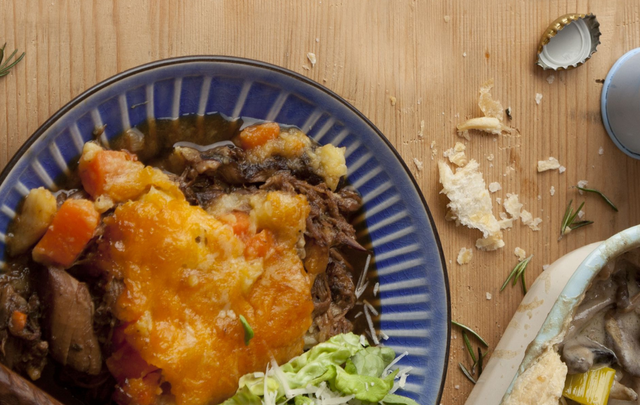 Mushroom pie