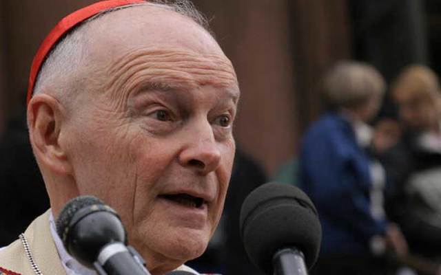 Former cardinal and archbishop of Washington Theodore E. McCarrick.