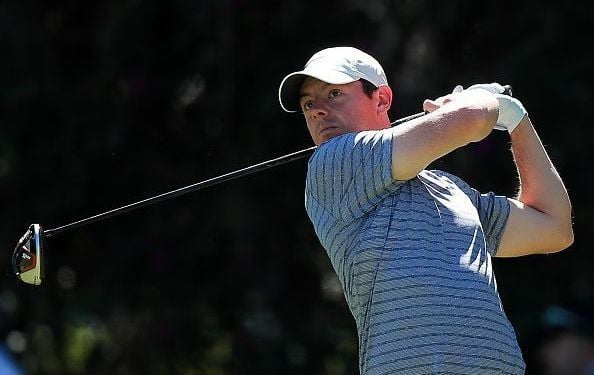 Rory McIlroy of Northern Ireland plays a shot during the practice round of World Golf Championships-Mexico Championship at Club de Golf Chapultepec on February 20, 2019, in Mexico City, Mexico. 