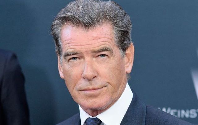 Pierce Brosnan likes his cappuccino stirred, not shaken