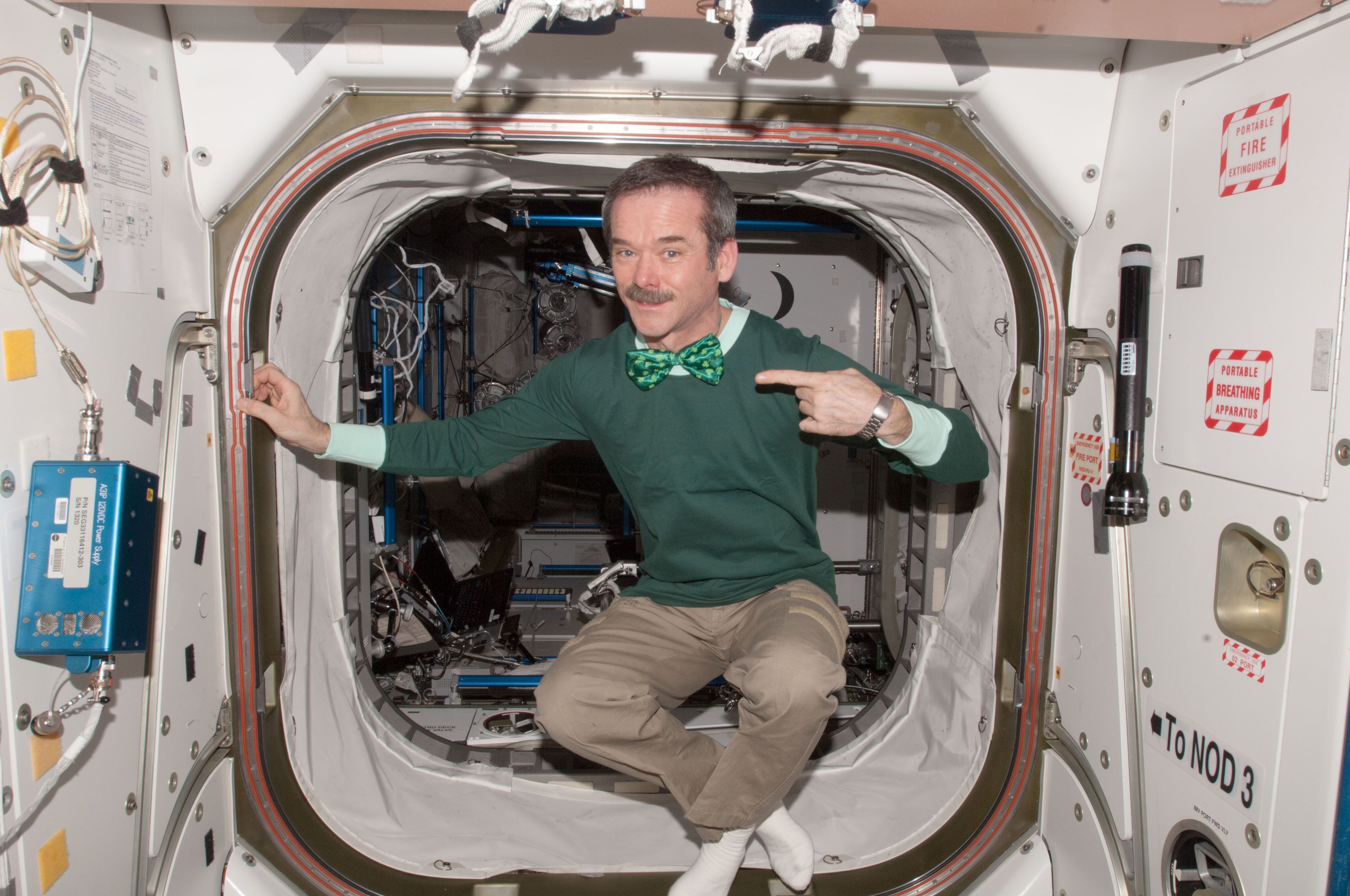 How St Patrick’s Day has been celebrated on the International Space Station