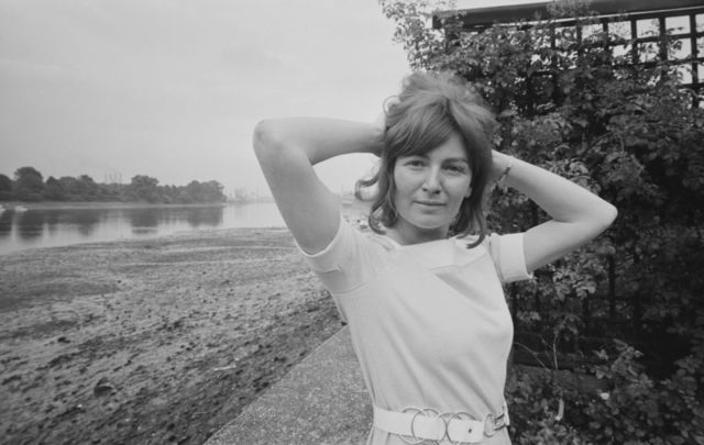 Irish novelist, playwright and poet Edna O\'Brien, UK, June 24, 1968.