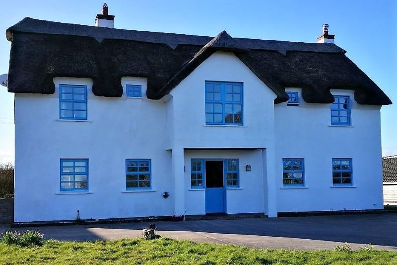 This thatched Irish farmhouse that’s for sale in County Wexford is massive