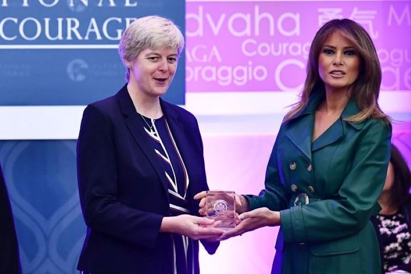 Melania Trump honors Irish nun for courage with prestigious award in Washington, DC