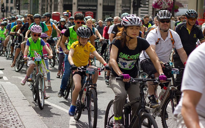 Cooperation Ireland's Bike Boston NYC cyclists support