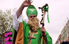 What was the original color associated with St. Patrick?