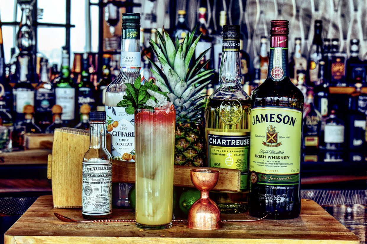 Festive Irish Tricolour cocktail recipe for St. Patrick’s Day