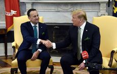 Watch live as Irish leader presents President Trump with bowl of shamrock