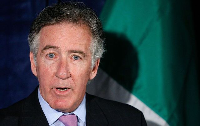 U.S. Rep. Richard Neal (D-MA) speaks at an event also attended by Democratic presidential hopeful Hillary Rodham Clinton (D-NY) and leading Irish Americans at the Phoenix Park Hotel May 8, 2007, in Washington DC. 